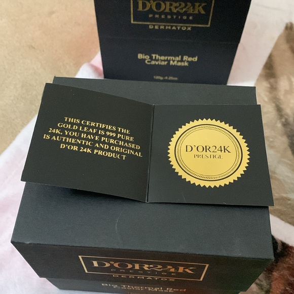 D’OR 24kt Bio Thermal Red Cavier Mask - Picture 3 of 5